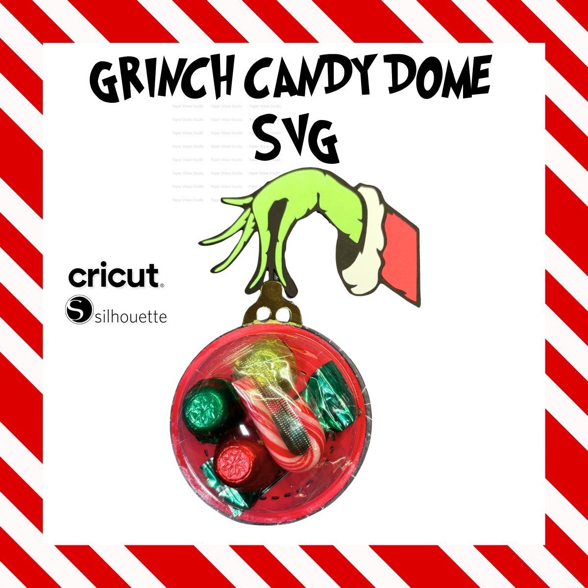 Grinch Candy Dome | Christmas Candy Dome | Candy Holder