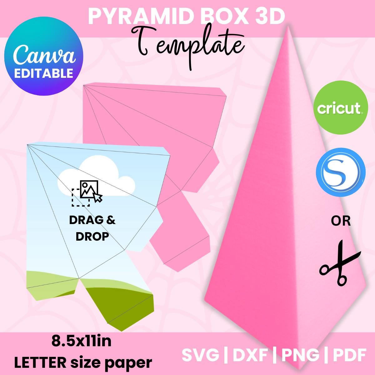 Pyramid Box Template