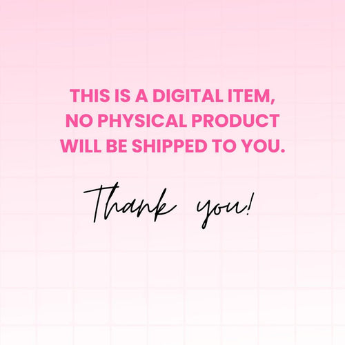 Coquette Pink Bow Cake Topper TEMPLATE